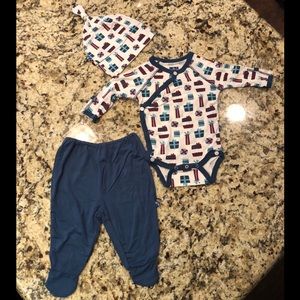 Kickee Pants Christmas Presents Set 3-6 mo